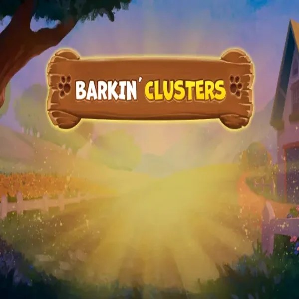 Barkin Clusters slot logo by Greentube at Gambloria Casino
