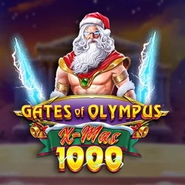 Gates of Olympus Xmas 1000 slot visual from Pragmatic Play available on gambloriaa.de