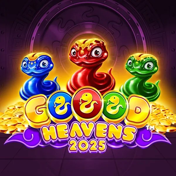 Goood Heavens logo by Rarestone Gaming at Gambloria Casino
