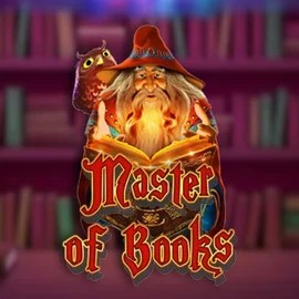 Official Slots logo: Master of Books by Swintt at Gambloria Casino